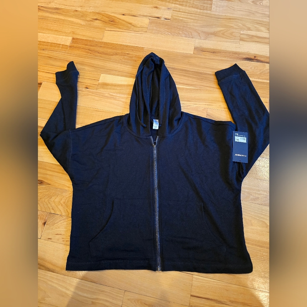 90 Degree By Reflex Black Hoodie